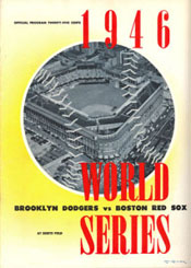 Phantom 1946 World Series Program - Ebbets Field